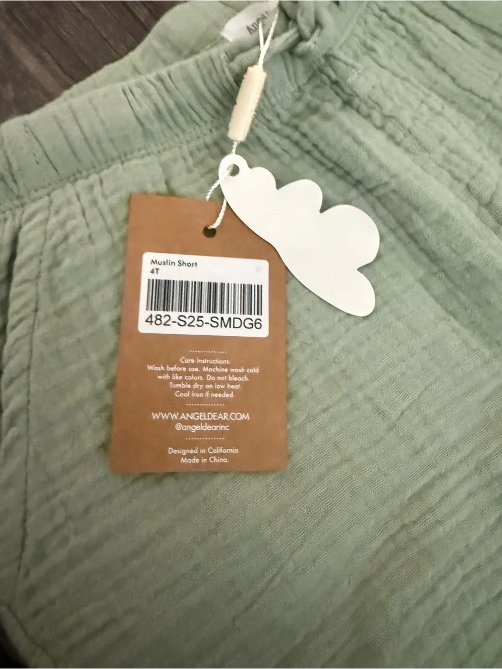 Size 4T muslin shorts